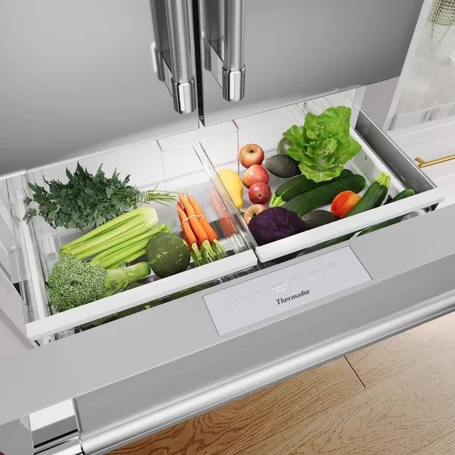 Thermador® 36 in. 20.4 Cu. Ft. Stainless Steel Counter Depth  French Door Refrigerator-2