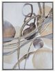 A & B Home Blue/Brown Rectangle Watercolor Oil Painting Wall Art-1