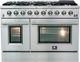 FORNO® Galiano 48" Stainless Steel Pro Style Dual Fuel Range-0