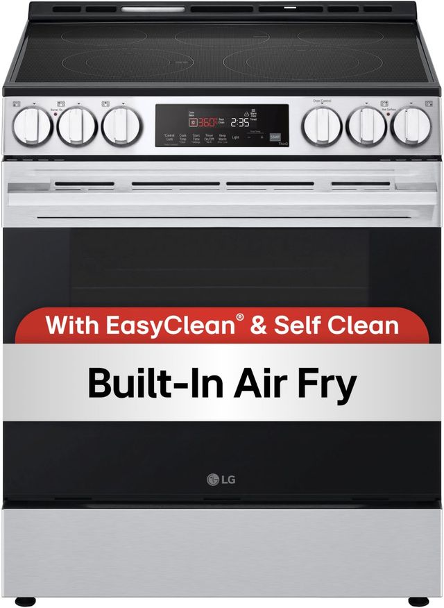 OUT OF BOX LG 30" PrintProof® Stainless Steel Slide In Electric Range with ProBake Convection®-3