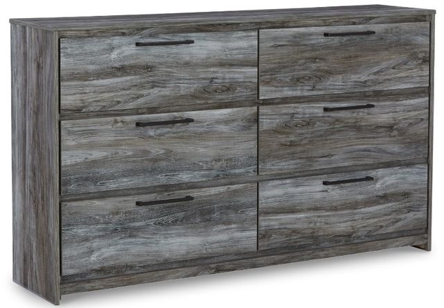 Signature Design by Ashley® Baystorm 5-Piece Gray Full Panel Headboard Storage Set-2