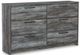 Signature Design by Ashley® Baystorm 5-Piece Gray Full Panel Headboard Storage Set-2