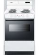 Summit® 24" White Electric Freestanding Range-0