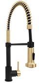ZLINE Autograph Edition Matte Black Pull Down Spring Single Handle Kitchen Faucet-0