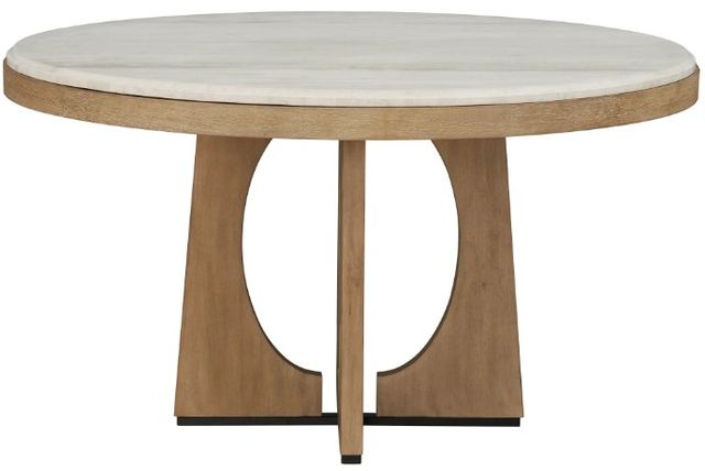 Parker House® Escape Mirage Mist/Glazed Natural Oak/Natural 54" Dining Table-1