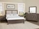 Artisan & Post by Vaughan-Bassett Driftwood Gray Queen Upholstered Panel Bed -1