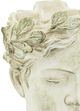 A & B Home White Visage Cement Vase-5