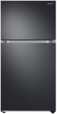 Samsung 21.1 Cu. Ft. Fingerprint Resistant Black Stainless Steel Top Freezer Refrigerator-0