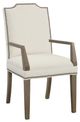 Fairfield® Customizable Entree Dining Empire Short Back Arm Chair-0
