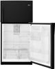Whirlpool® 33" 21.3 Cu. Ft. Black Top Freezer Refrigerator-1