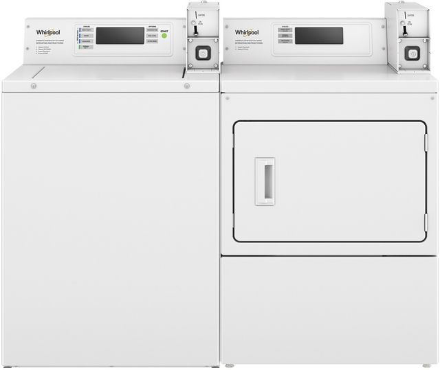 Whirlpool Commercial White Laundry Pair