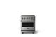 Viking® 5 Series 30" Stainless Steel Pro Style Induction Range with Brushed Brass Trim-0