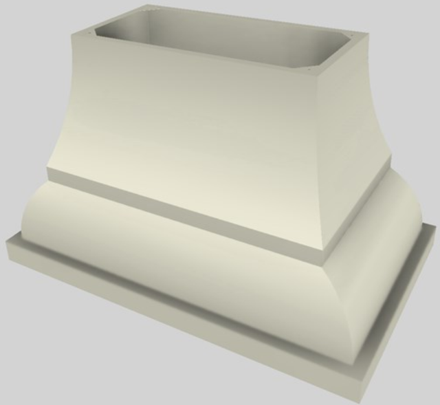 Vent-A-Hood® Designer Series 48" Biscuit Island Range Hood-1