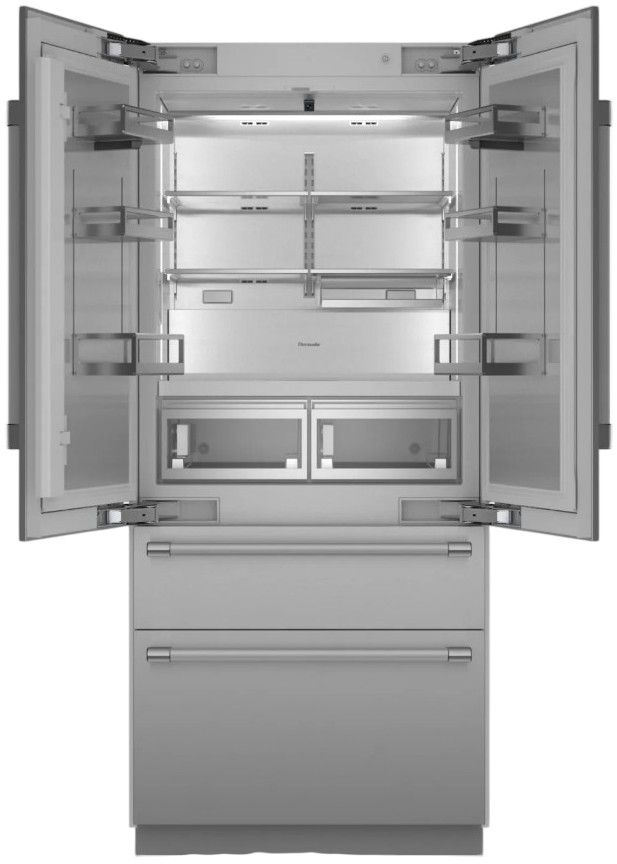 Thermador® Freedom® Professional 36" 18.7 Cu. Ft. Stainless Steel Built-In French Door Refrigerator-1