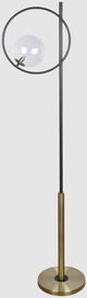 Classy Living Glass Orbs Black/Gold Floor Lamp-0