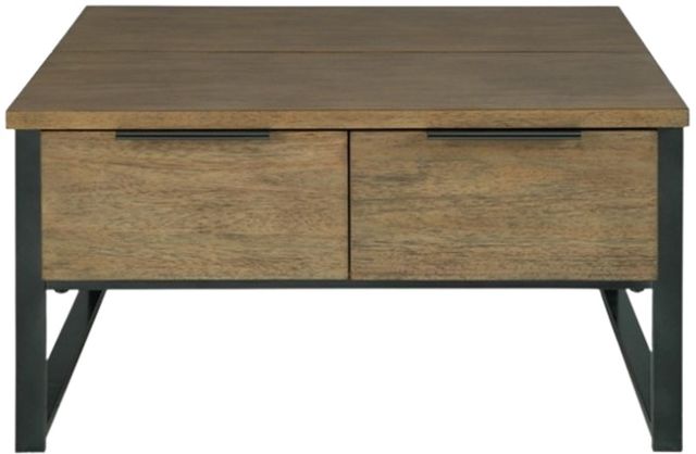Signature Design by Ashley® Montia Light Brown Lift Top Cocktail Table-2