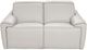 Futura Leather Espresso/Myrtle Beige Power Reclining Loveseat-2