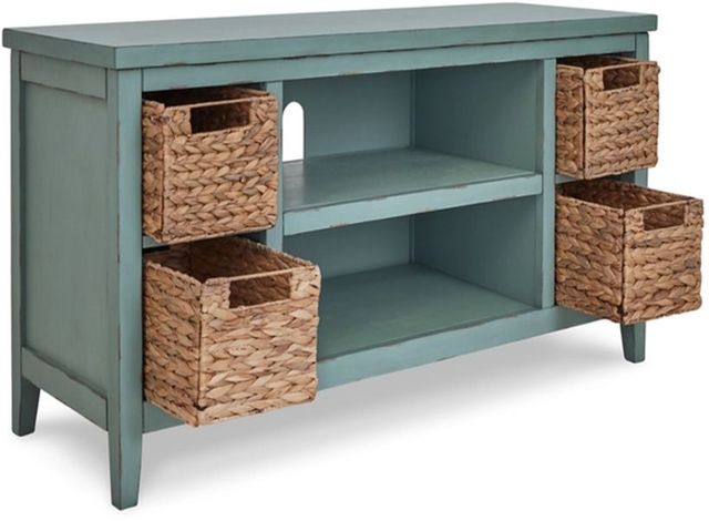 Signature Design by Ashley® Mirimyn Teal TV Stand-2