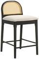 Armen Living Lucio 3-Piece Black/White Counter Stool Set-0