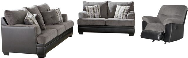 Signature Design by Ashley® Millingar 3-Piece Smoky Gray Living Room Seating Set-0