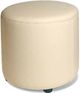 Campio Furniture Legacy Leather Buzz Off-White Ottoman-0