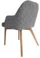 Bermex® Customizable Fabric Dining Arm Chair-1