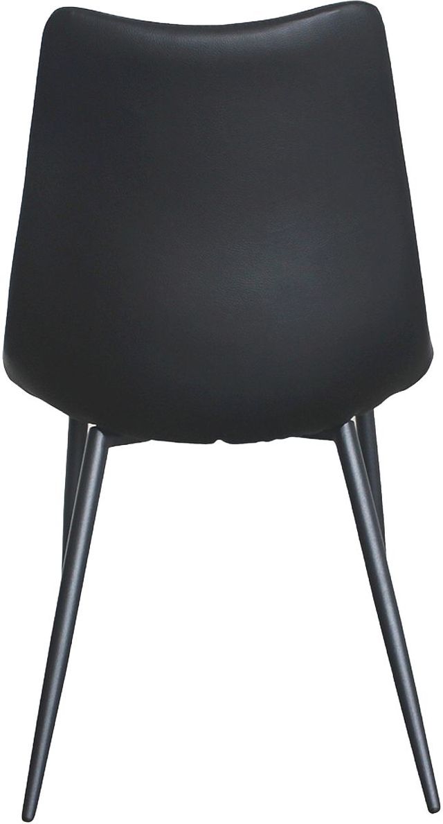 Moe's Home Collection Alibi 2-Piece Matte Black Dining Chair Set-2