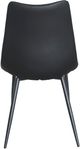 Moe's Home Collection Alibi 2-Piece Matte Black Dining Chair Set-2