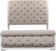 Liberty Furniture Magnolia Manor 3-Piece Antique White/Gray California King Sleigh Bedroom Set-4
