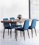 Moe's Home Collection Boneta Natural Dining Table with Black Metal Legs-4