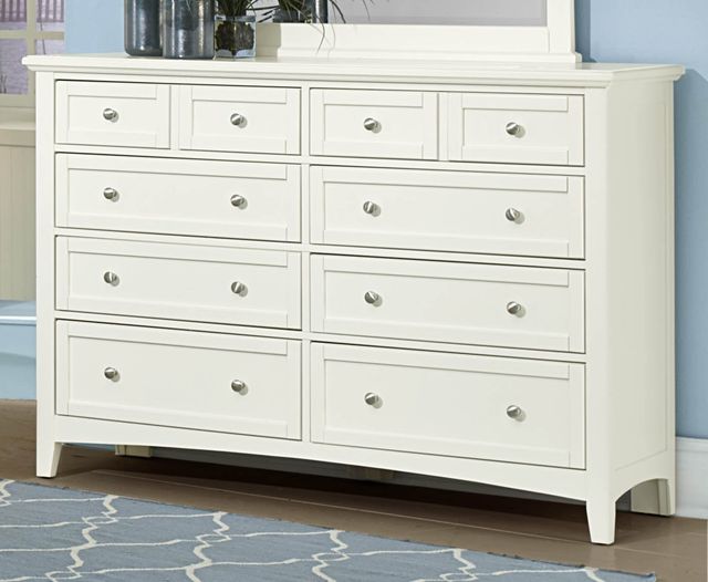 Vaughan-Bassett Bonanza White 8-Drawer Dresser-2