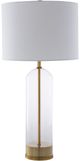 Surya Carthage Clear/Gold Table Lamp-0
