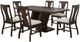 Furniture of America® Holsworthy 7-Piece Espresso Dining Table Set-0