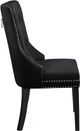 Meridian Furniture Nikki Black Velvet Dining Chair-3