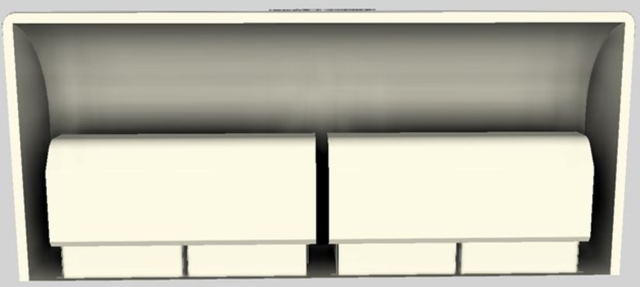 Vent-A-Hood® 48" Biscuit Retro Style Under Cabinet Range Hood-3