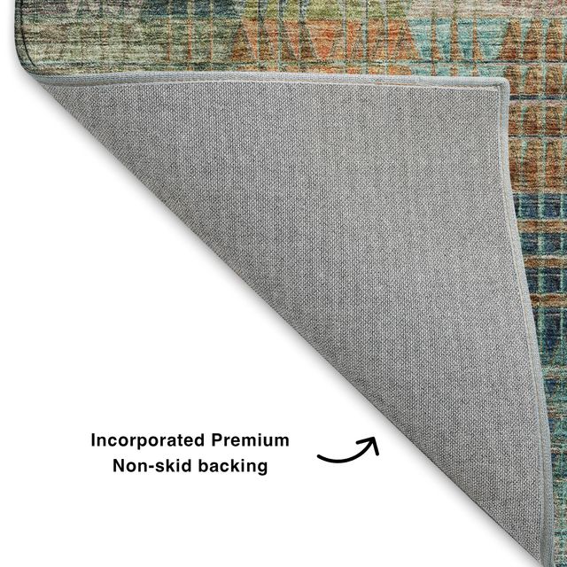Dalyn™ Rug Company Trevi TV6 Green 5'x8' Area Rug-2