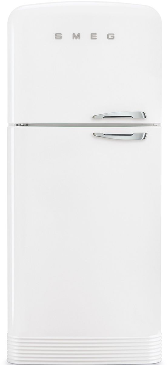 Smeg 50's Retro Style 32 in. 19.3 Cu. Ft. White Top Freezer Refrigerator-0
