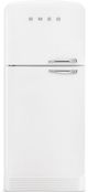 Smeg 50's Retro Style 32 in. 19.3 Cu. Ft. White Top Freezer Refrigerator-0
