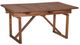 A & B Home Brown Wood Rectangular Outdoor Extension Dining Table-1