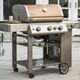 Weber® Genesis® II E-330 Series 59" Copper Free Standing Gas Grill-4