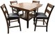 American Wholesale Furniture Pendleton 5-Piece Dark Cherry Pub Counter Height Table Set-0
