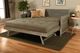 Kodiak Furniture Marisa Linen Stone/Weathered Gray Twin Daybed with Mattress and Pop Up -4