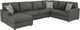 Signature Design by Ashley® Edenfield 3-Piece Charcoal Left-Arm Facing Sectional and Chaise-0
