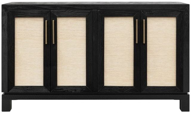 International Furniture Direct Solara Black Console-3