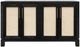 International Furniture Direct Solara Black Console-3