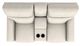 La-Z-Boy® Ava Ivory Power Reclining Loveseat with Console, Headrest, and Lumbar-4