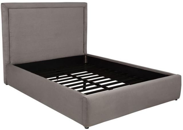 Coaster® Lawson Mushroom Full Upholstered Platform Panel Bed-1