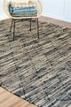 A & B Home Black/Brown 8' x 10 ' Rug with Loop Shuttle Weave Durrie-5