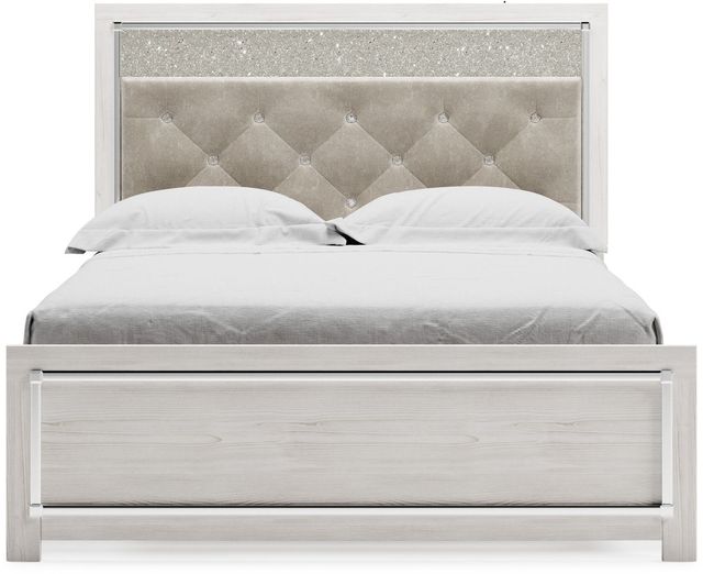 Signature Design by Ashley® Altyra 3-Piece White King Panel Bed Set-1