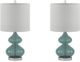 Olliix by 510 Design Blue Set of 2 Ellipse Table Lamps-0